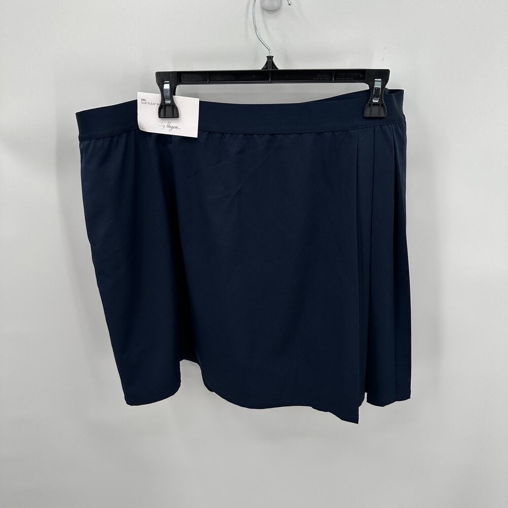LADY HAGEN NWT Navy Side Pleat Active Tennis Golf Skort / XXL